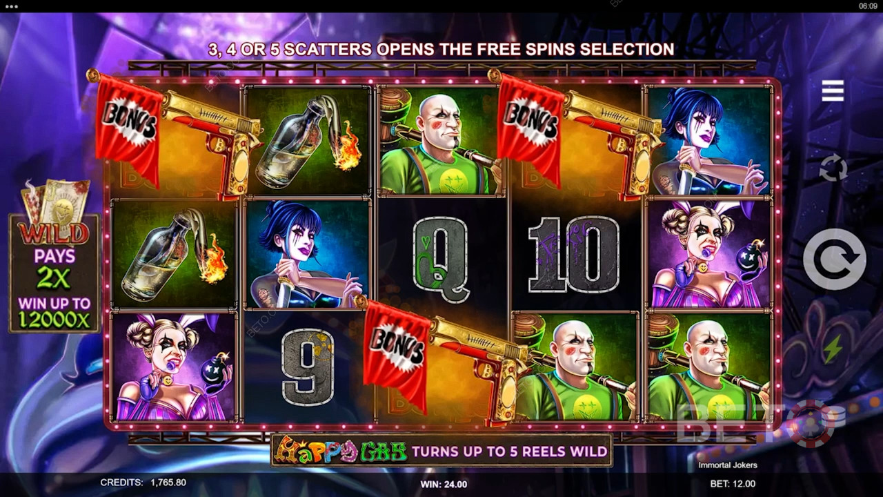 Immortal Jokers Überprüfung durch BETO Slots