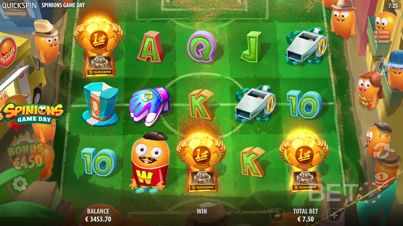 Spinions Game Day Überprüfung durch BETO Slots