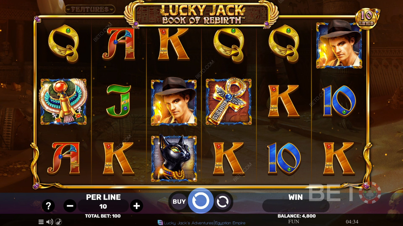Lucky Jack - Book Of Rebirth Überprüfung durch BETO Slots