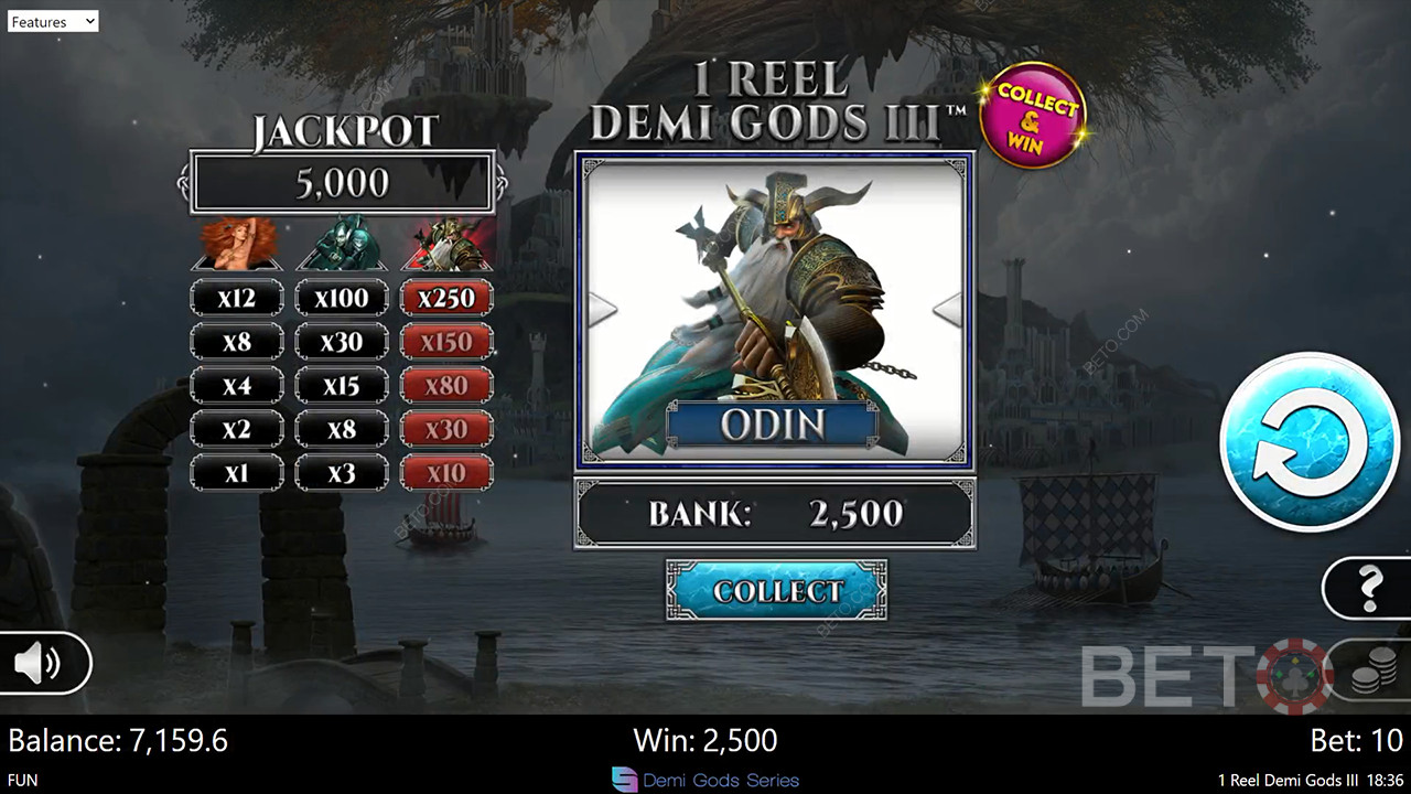 1 Reel Demi Gods III Überprüfung durch BETO Slots
