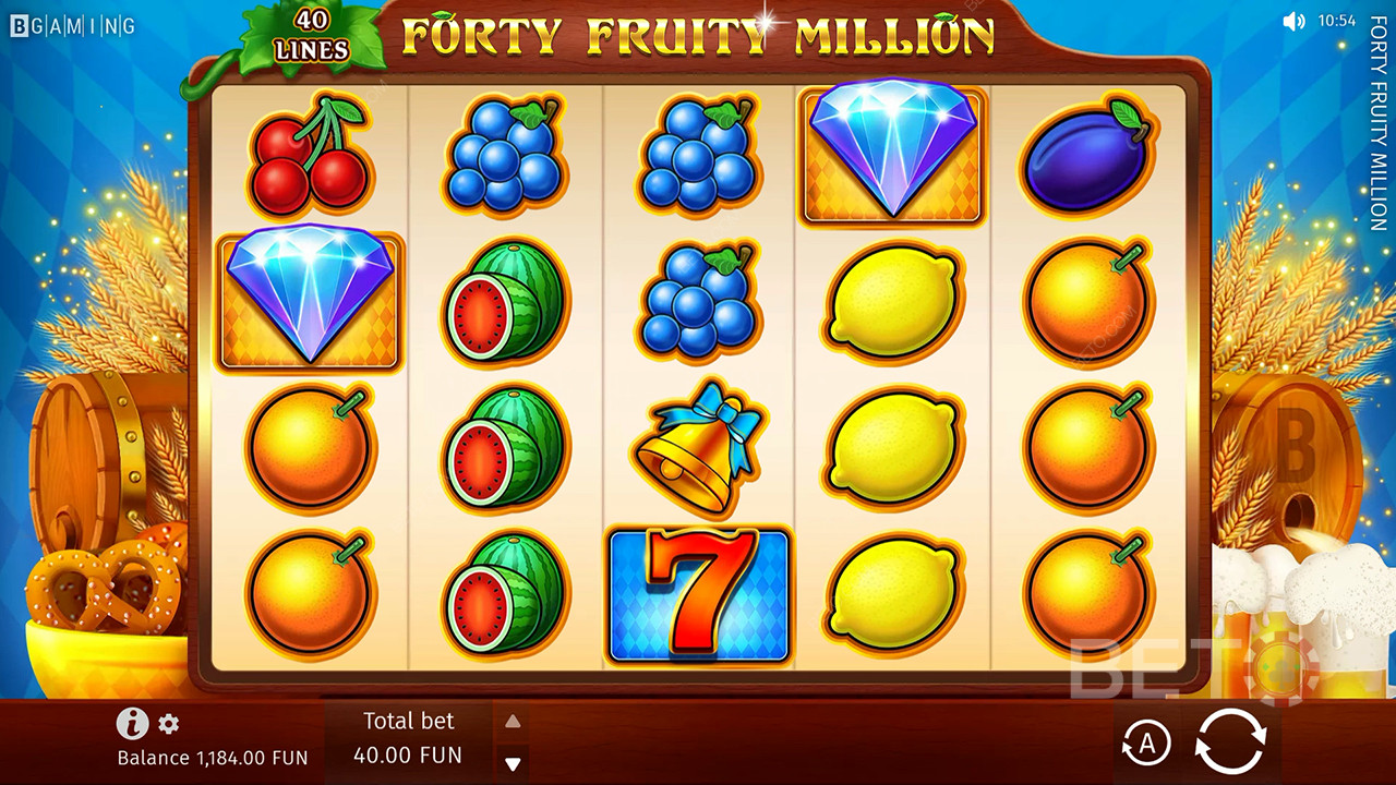 Forty Fruity Million Überprüfung durch BETO Slots