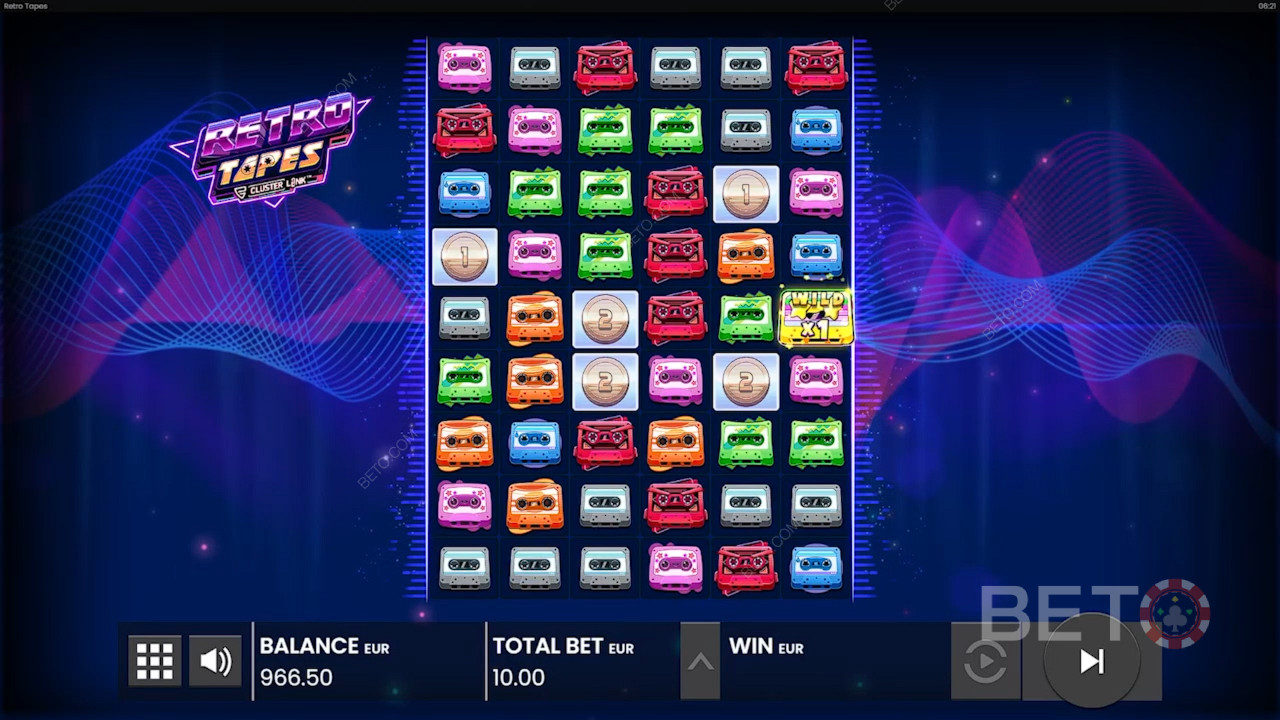 Retro Tapes Cluster Link Überprüfung durch BETO Slots