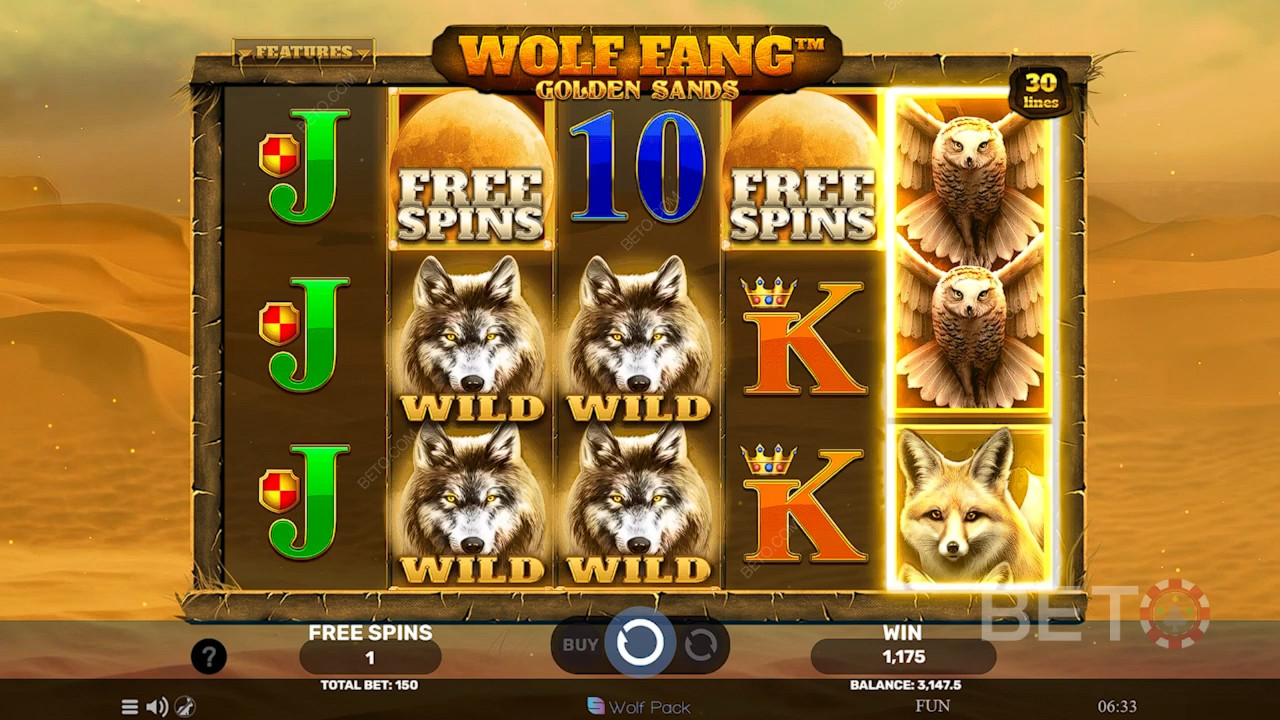 Wolf Fang Golden Sands Überprüfung durch BETO Slots