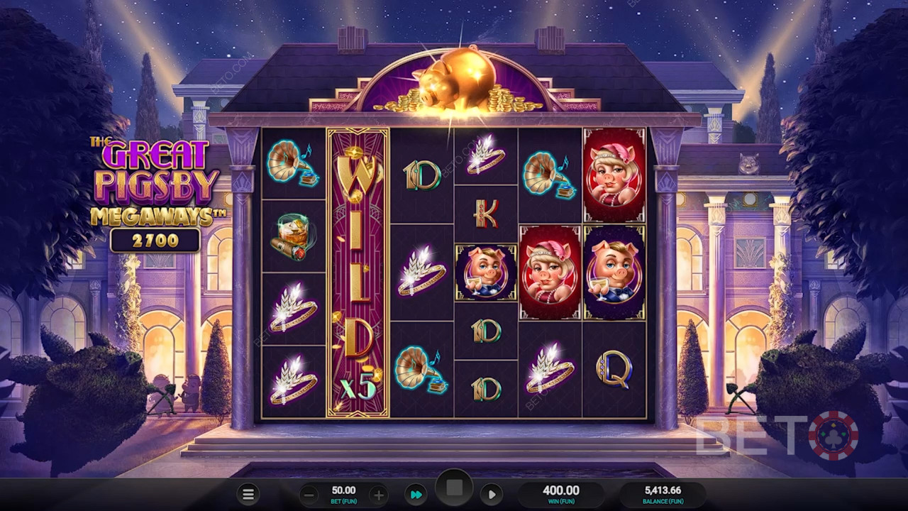 The Great Pigsby Megaways Überprüfung durch BETO Slots