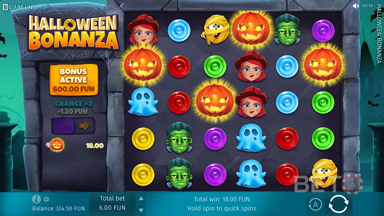 Halloween Bonanza Überprüfung durch BETO Slots