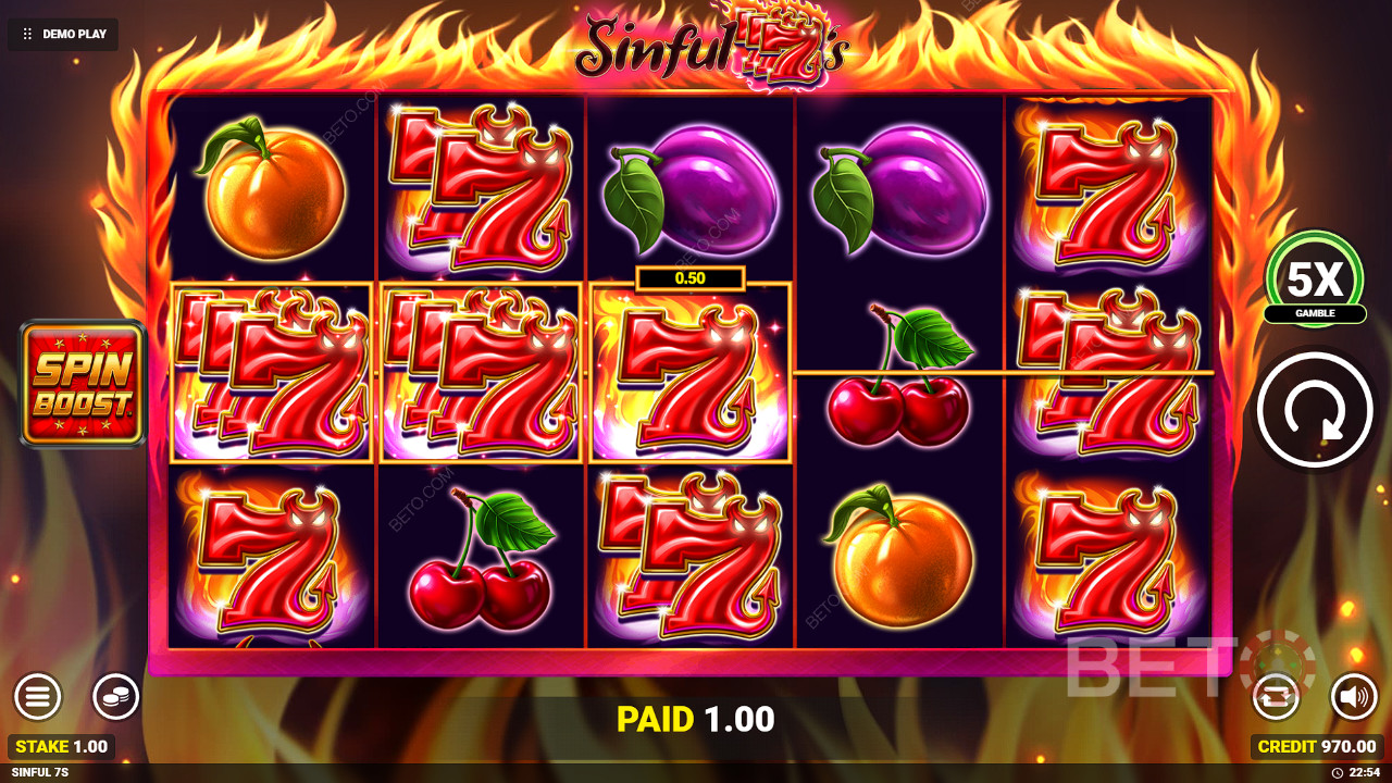 Sinful 7s Überprüfung durch BETO Slots