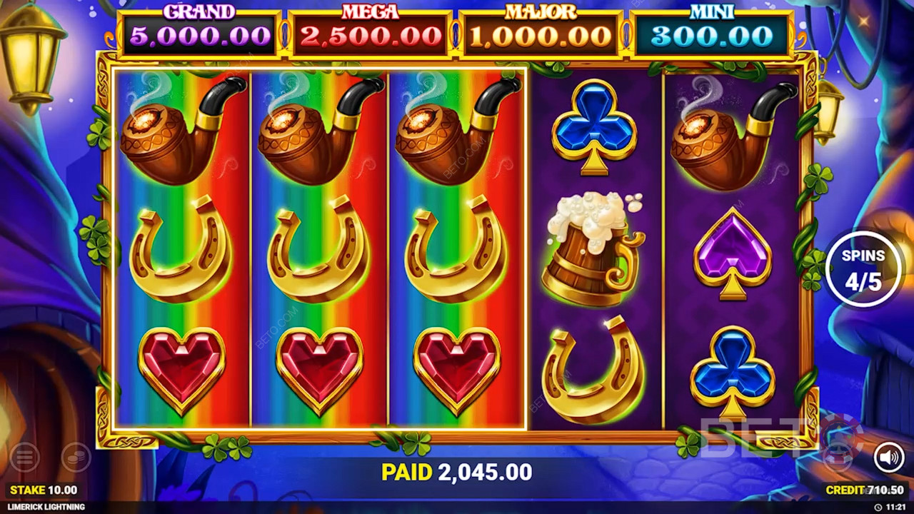 Limerick Lightning Überprüfung durch BETO Slots