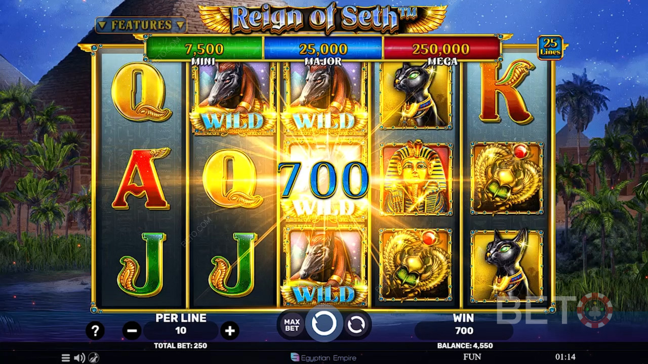 Reign of Seth Überprüfung durch BETO Slots