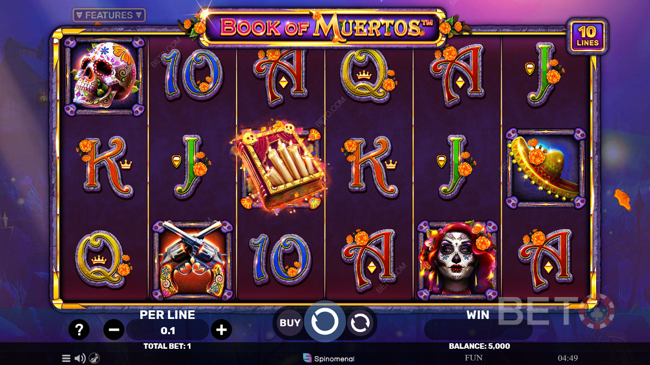 Book of Muertos Überprüfung durch BETO Slots