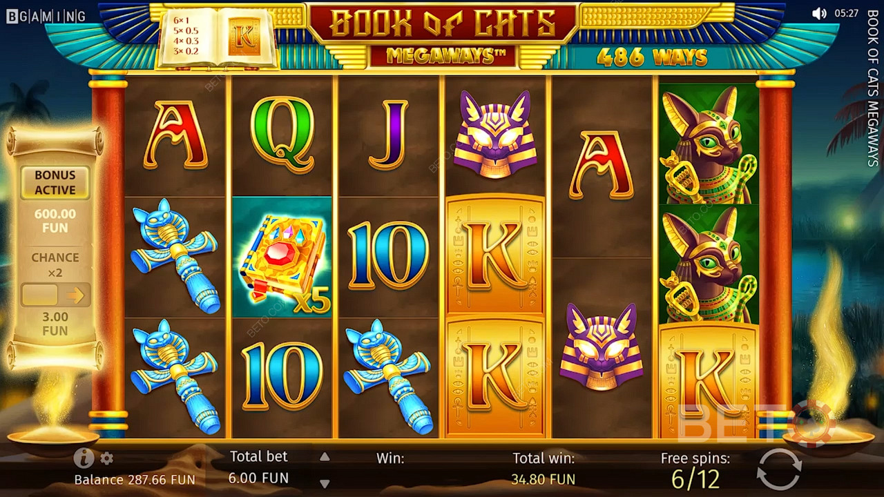 Book of Cats Megaways Kostenlos Spielen