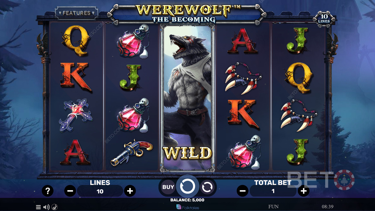 Werewolf - The Becoming Überprüfung durch BETO Slots