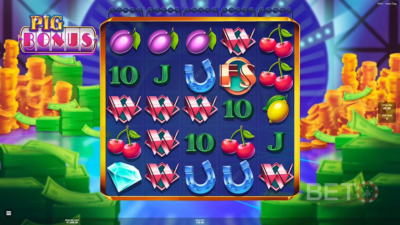 Gewinnen Sie das 7.500-fache Ihres Einsatzes im Magic Piggy Online Slot!