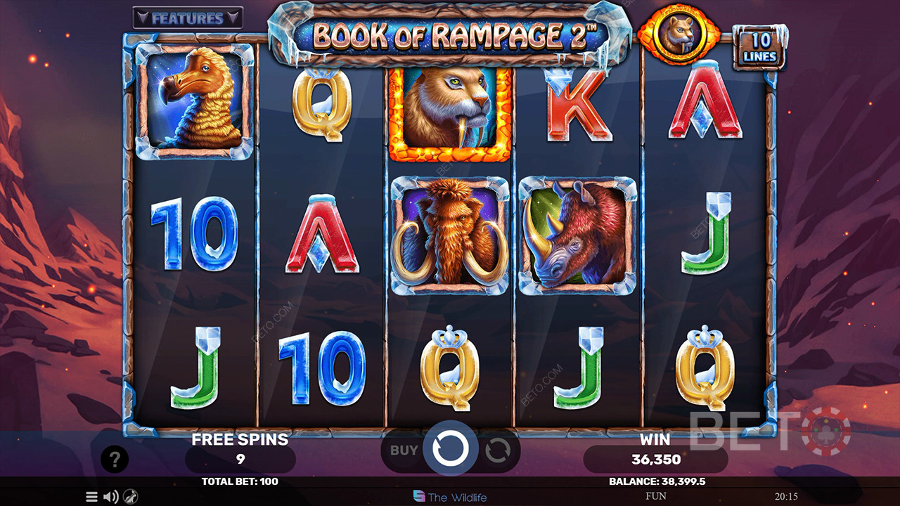 Book of Rampage 2 Überprüfung durch BETO Slots