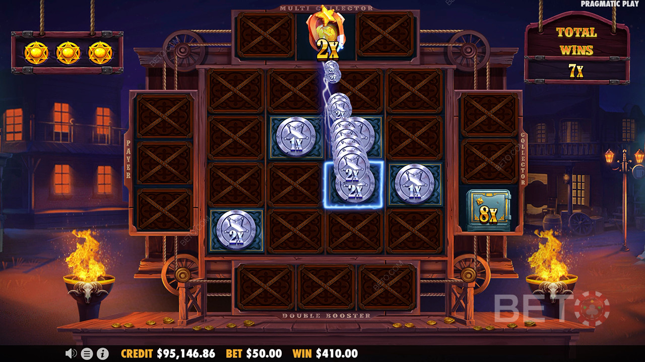 Die Bonusfunktionen in Cowboy Coins erklärt von Pragmatic Play