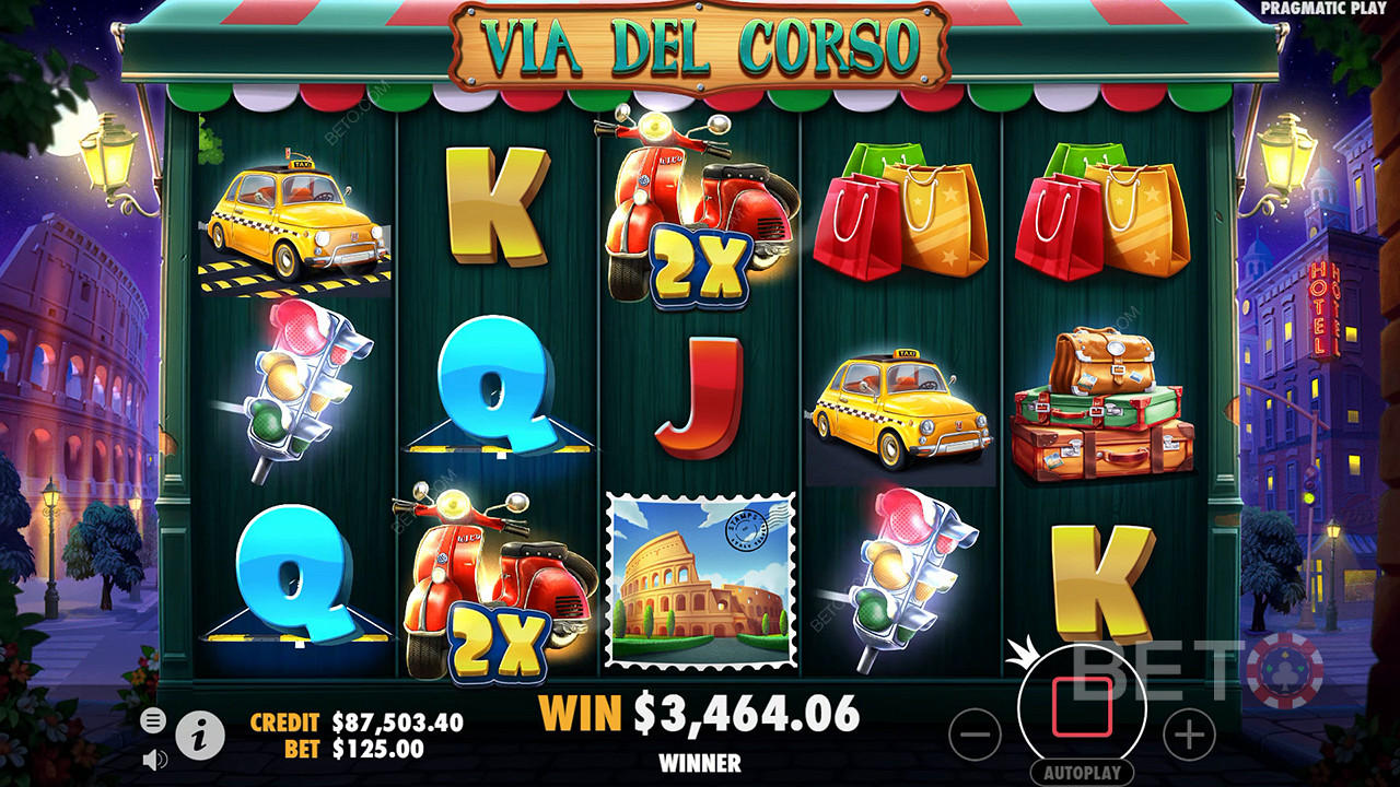 Via Del Corso Überprüfung durch BETO Slots