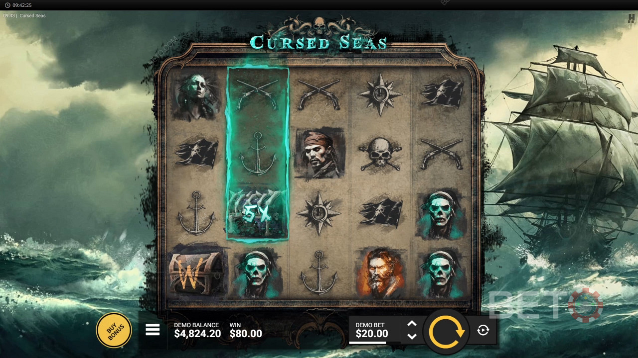Cursed Seas: Ein Spielautomat, der sich lohnt zu drehen?