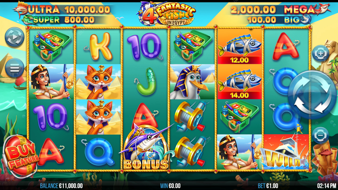 4 Fantastische Fische in Ägypten Überprüfung durch BETO Slots