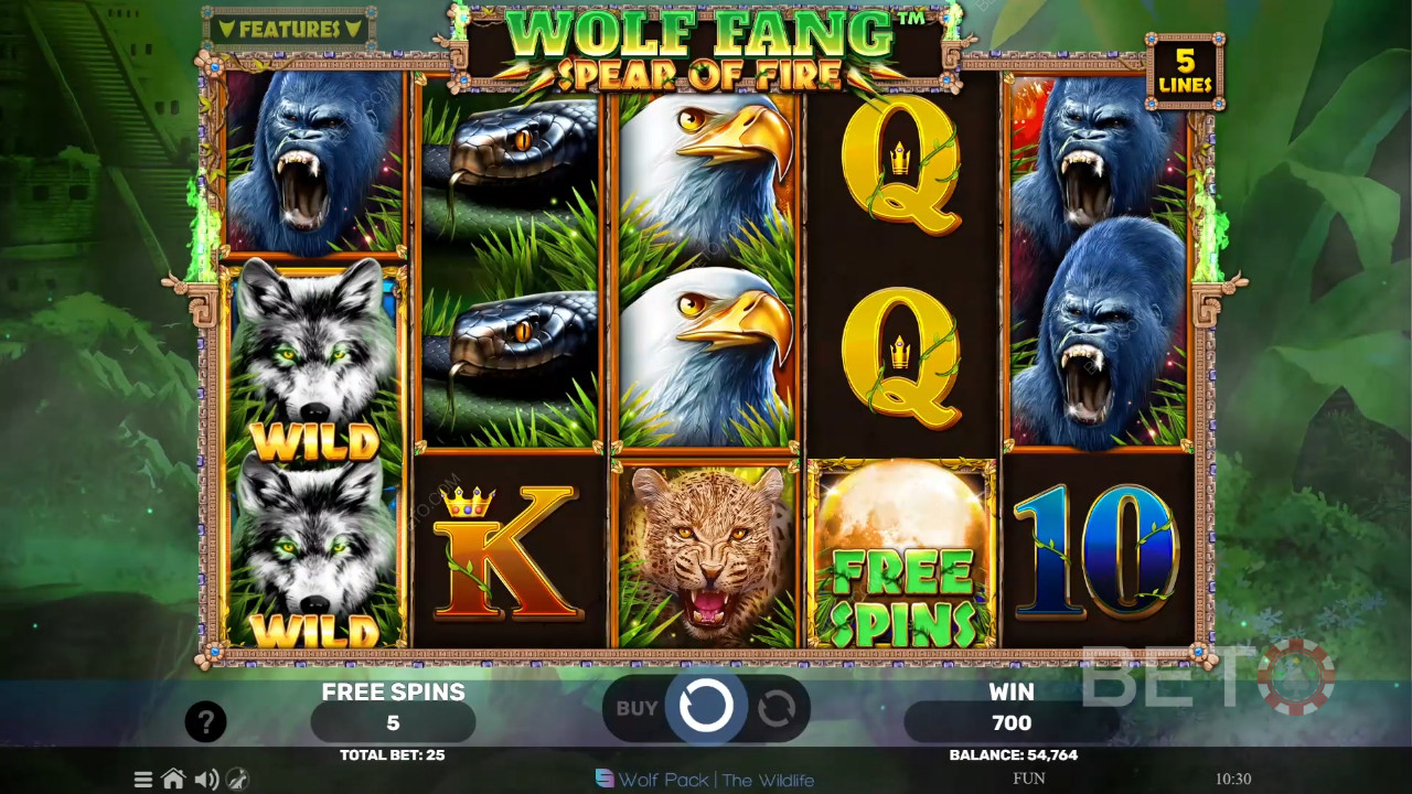 Wolf Fang Speer des Feuers Überprüfung durch BETO Slots