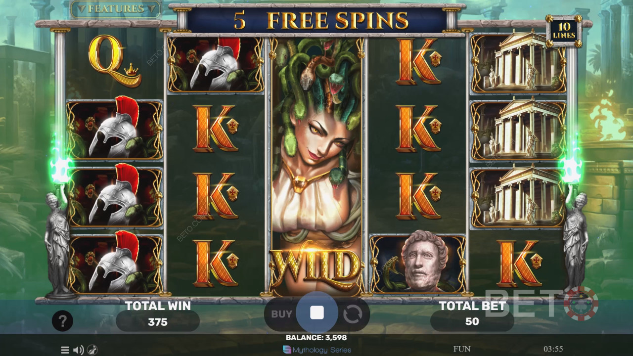 Geschichte der Medusa II Überprüfung durch BETO Slots
