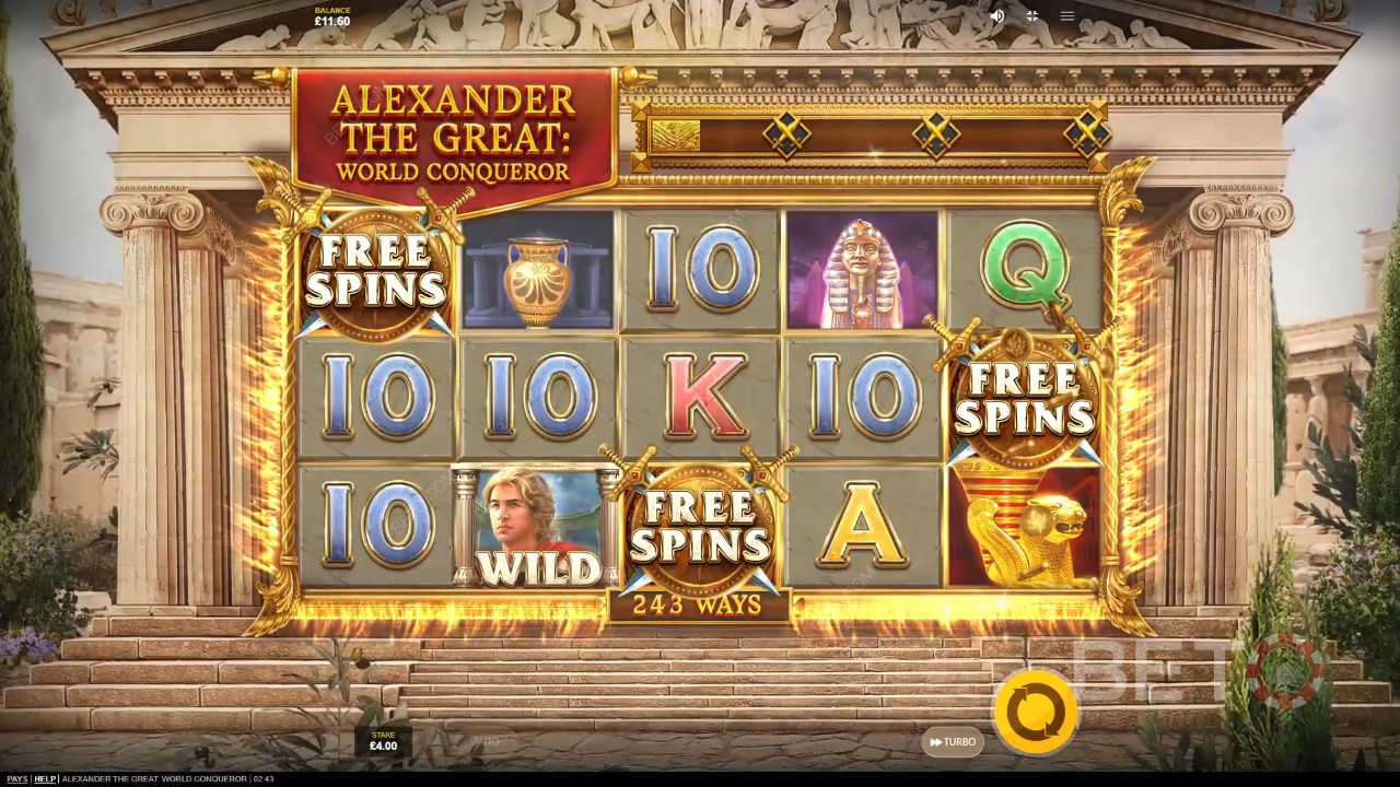 Alexander der Große Welteroberer Testbericht von BETO Slots