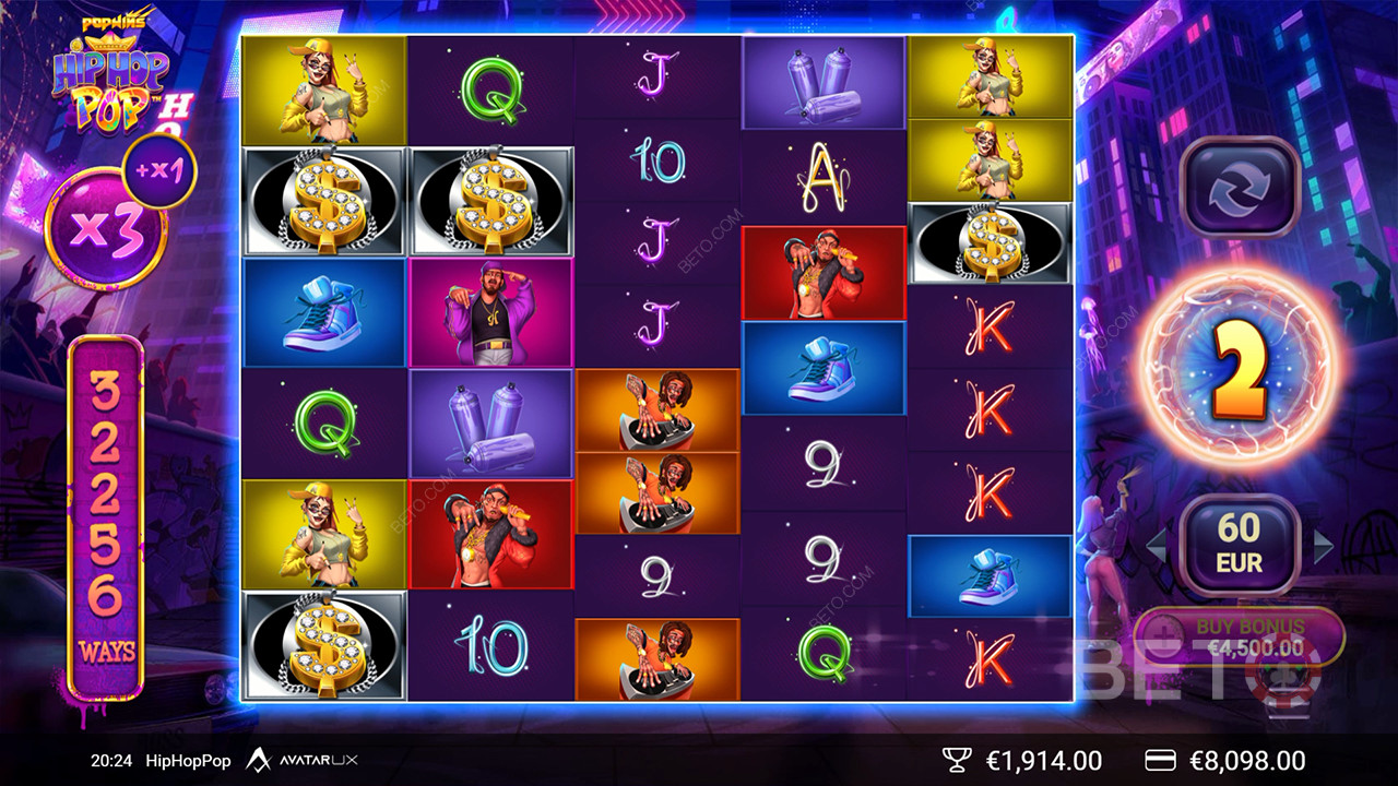 HipHopPop Überprüfung durch BETO Slots