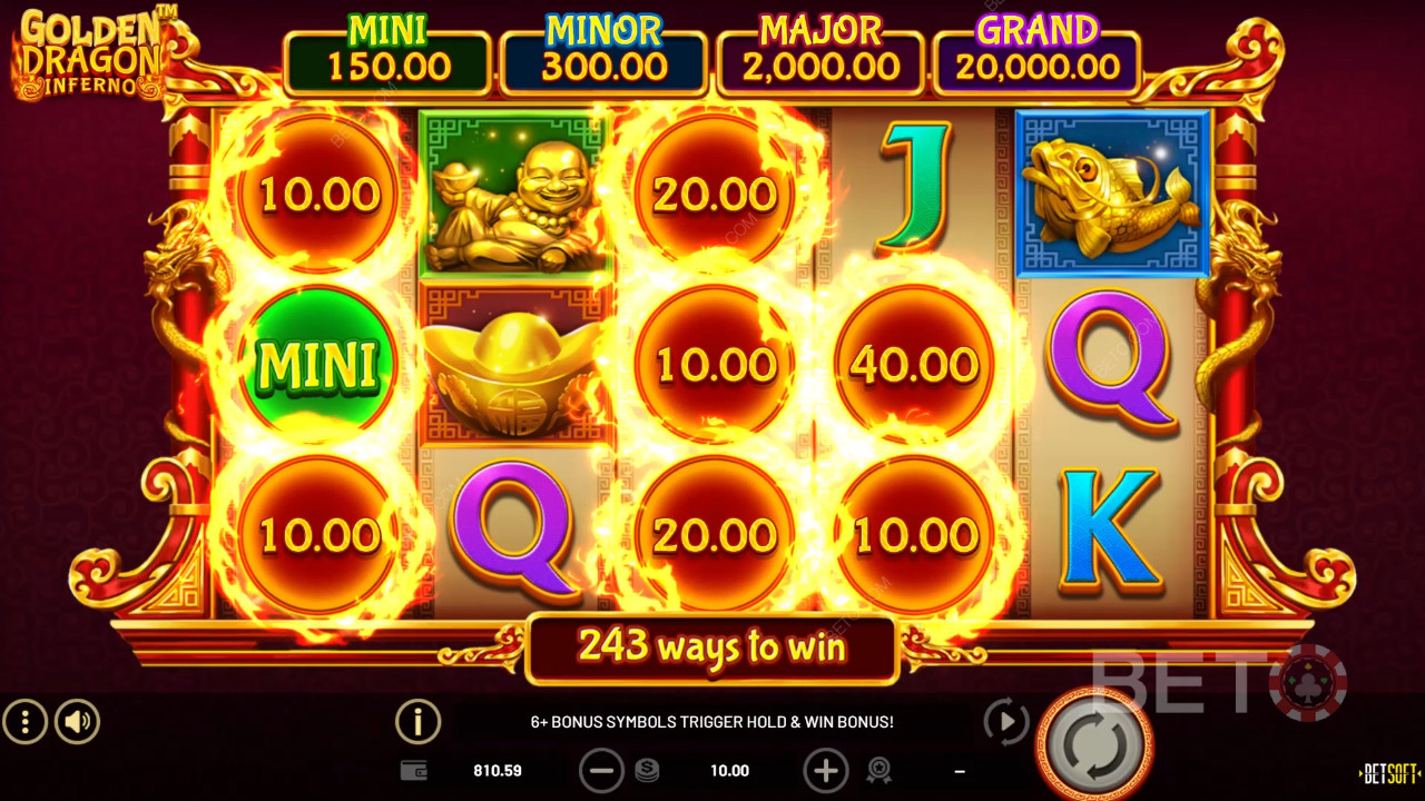 Golden Dragon Inferno Überprüfung durch BETO Slots