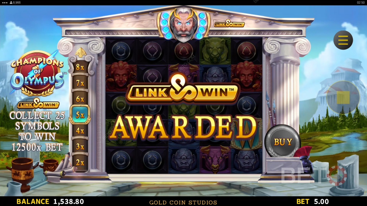 Champions of Olympus Überprüfung durch BETO Slots