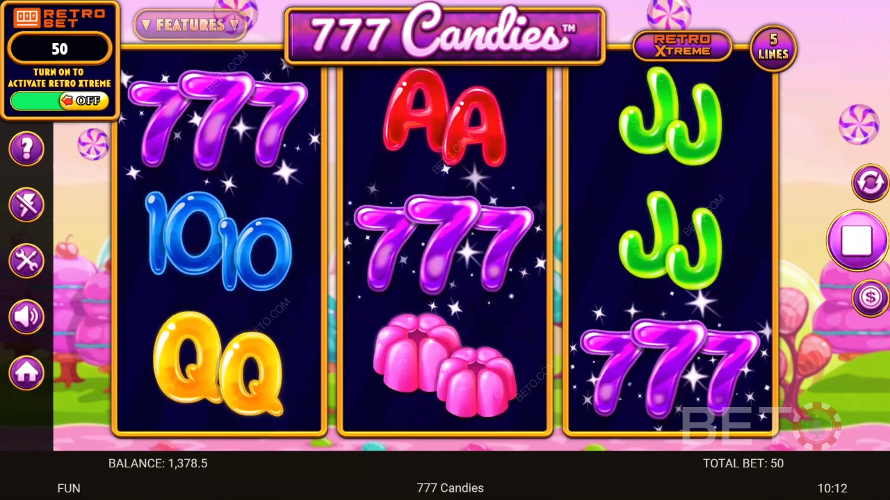 777 Bonbons Überprüfung durch BETO Slots