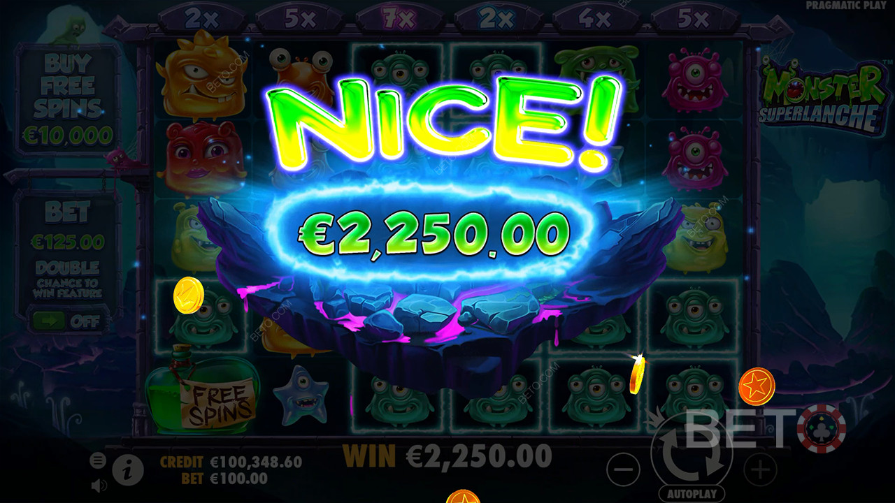 Bonusfunktionen in Monster Superlanche erklärt von Pragmatic Play