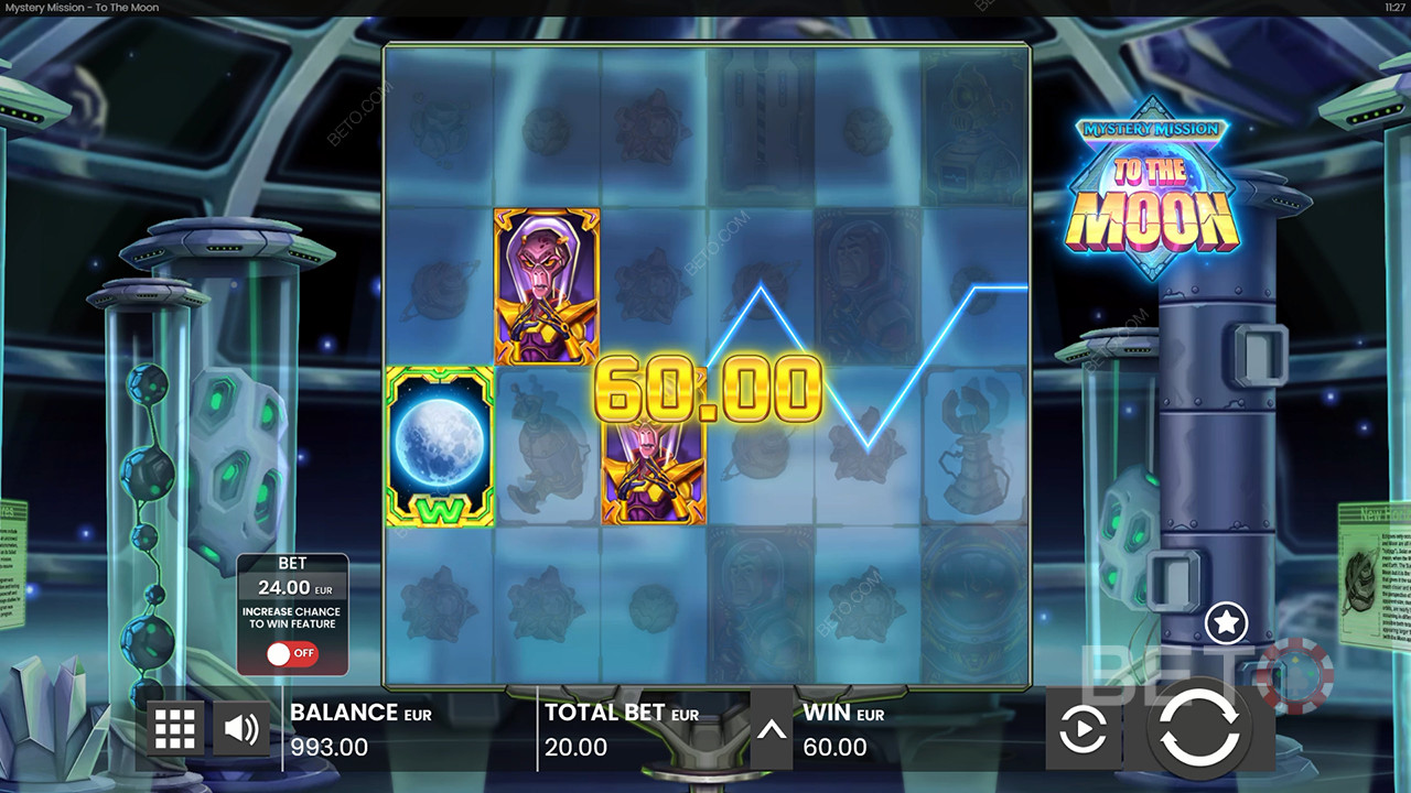 Gewinnen Sie das 10.000-fache Ihres Einsatzes im Mystery Mission to the Moon Video Slot!