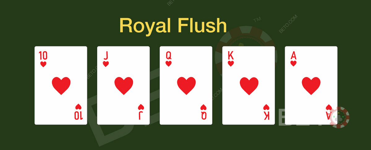 Royal Flush und Online-Poker