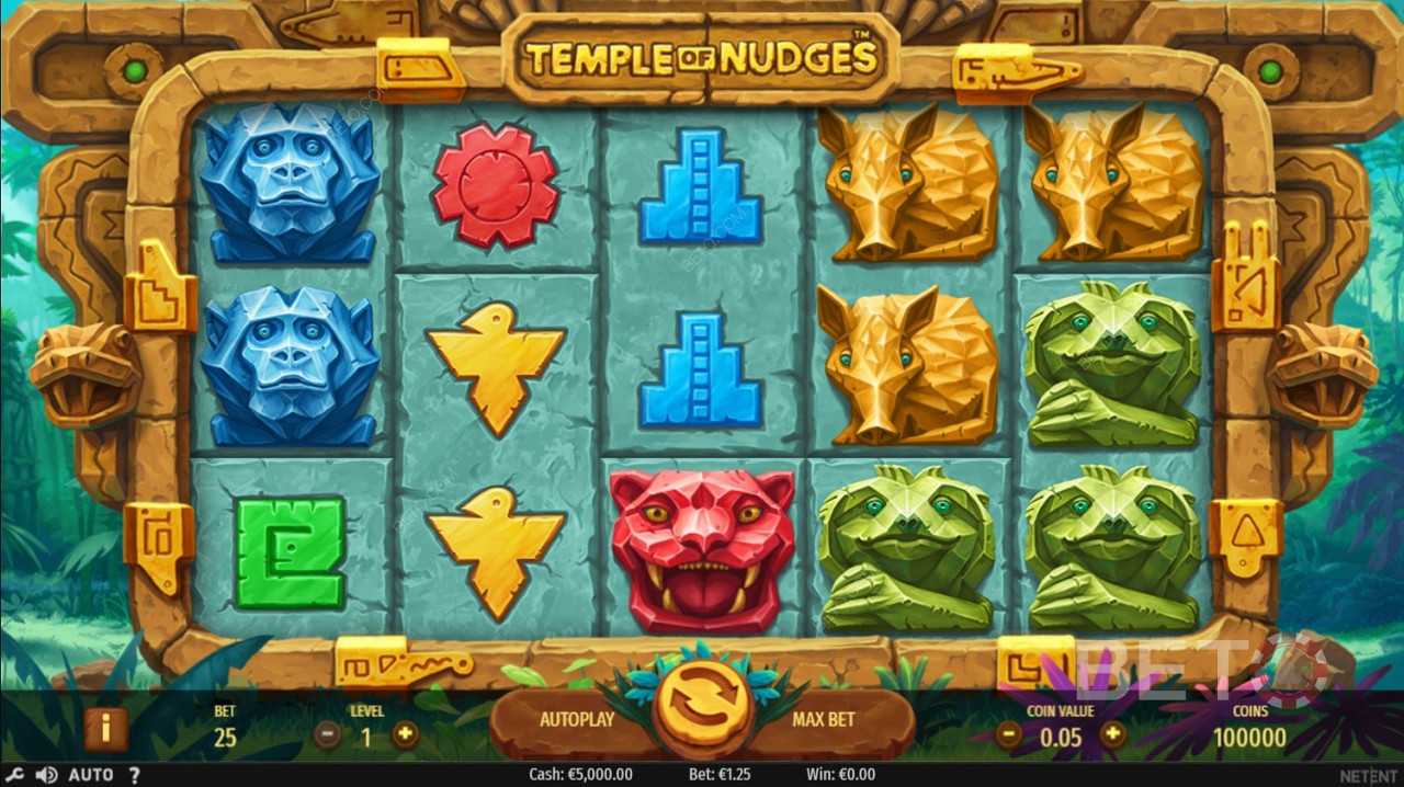 Tempel der Nudges Online Spielautomat