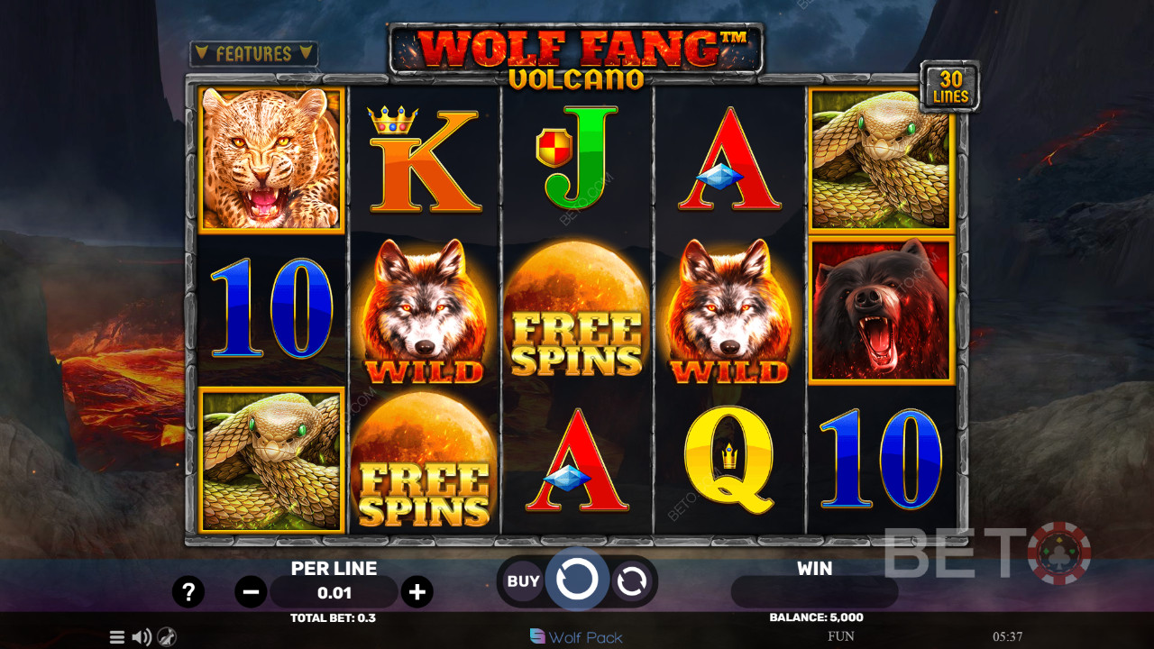 Wolf Fang - Vulkan Überprüfung durch BETO Slots