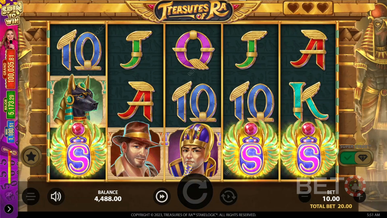 Schätze von Ra Überprüfung durch BETO Slots