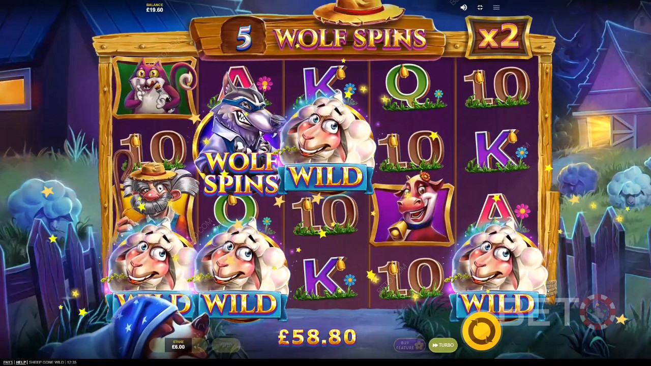 Sheep Gone Wild Überprüfung durch BETO Slots