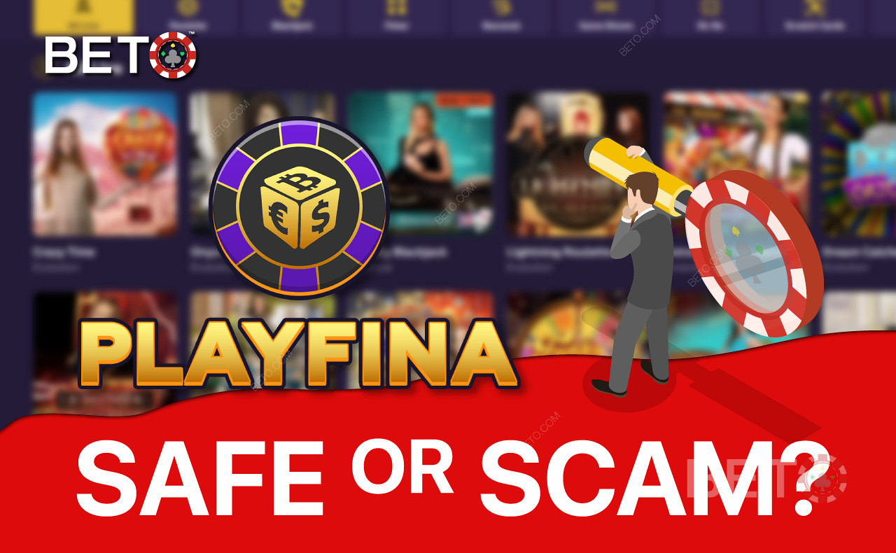 Playfina Casino - Ist es sicher oder ein Betrug?