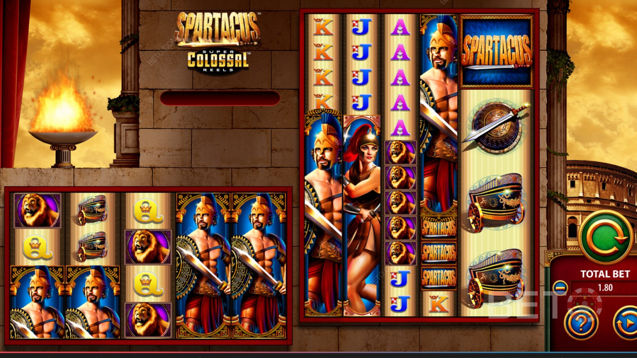 Spartacus Super Colossal Reels Spielautomat