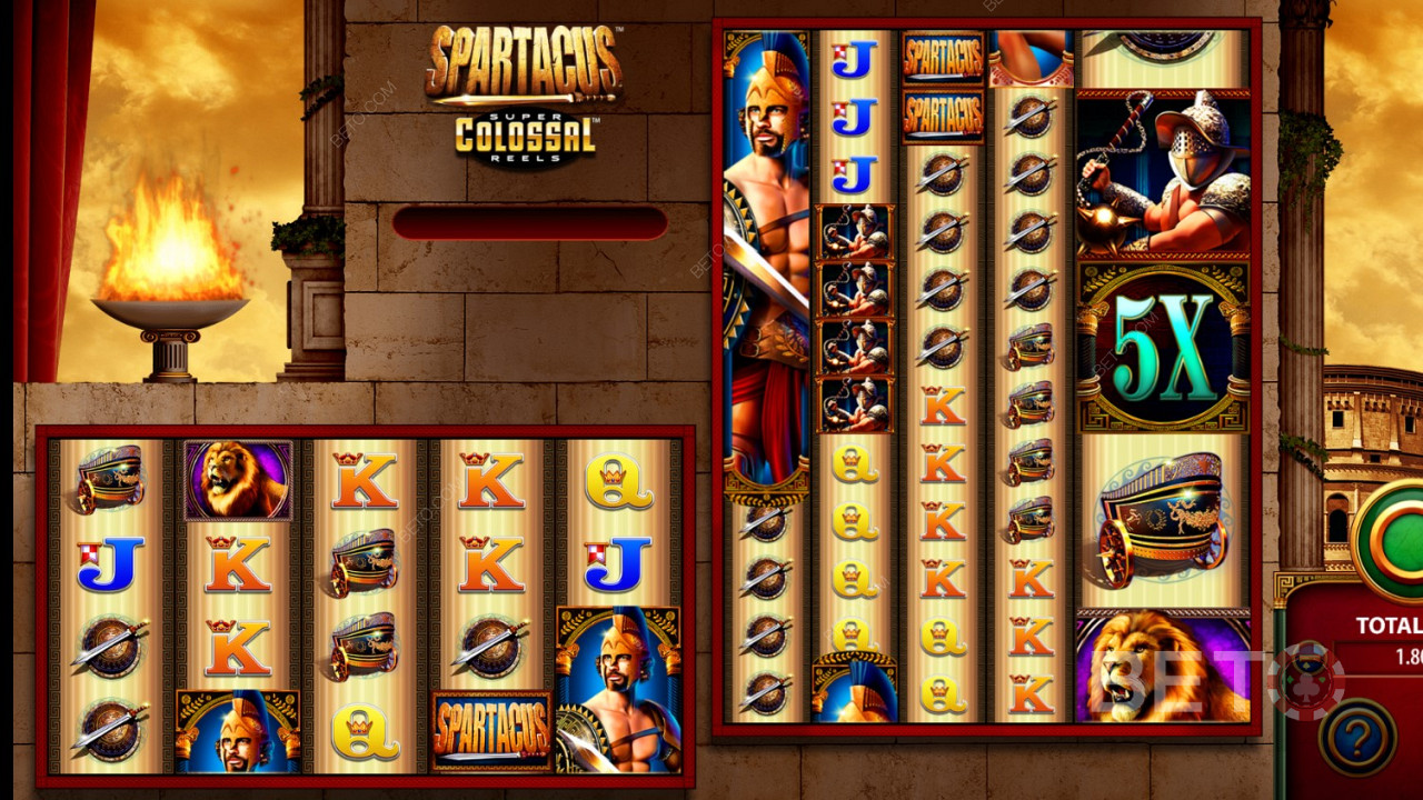 Spartacus Super Colossal Reels Online Spielautomat