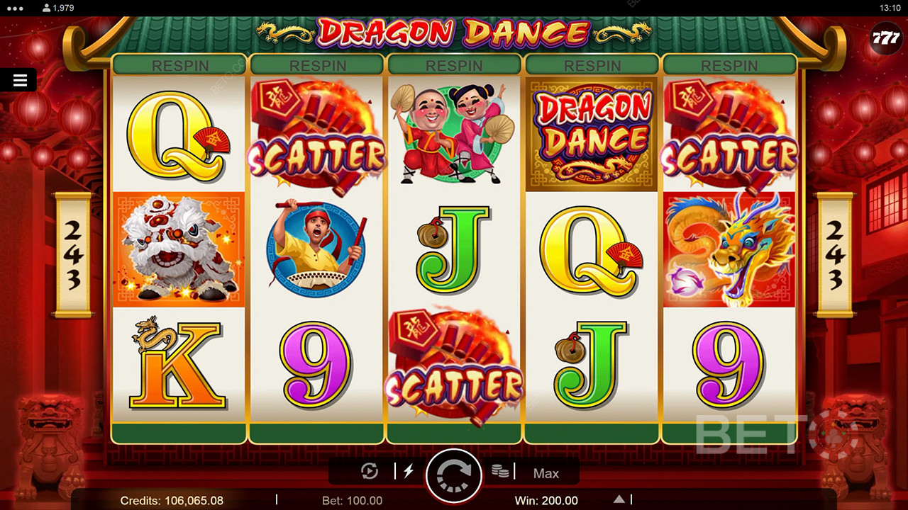 Drachentanz Überprüfung durch BETO Slots