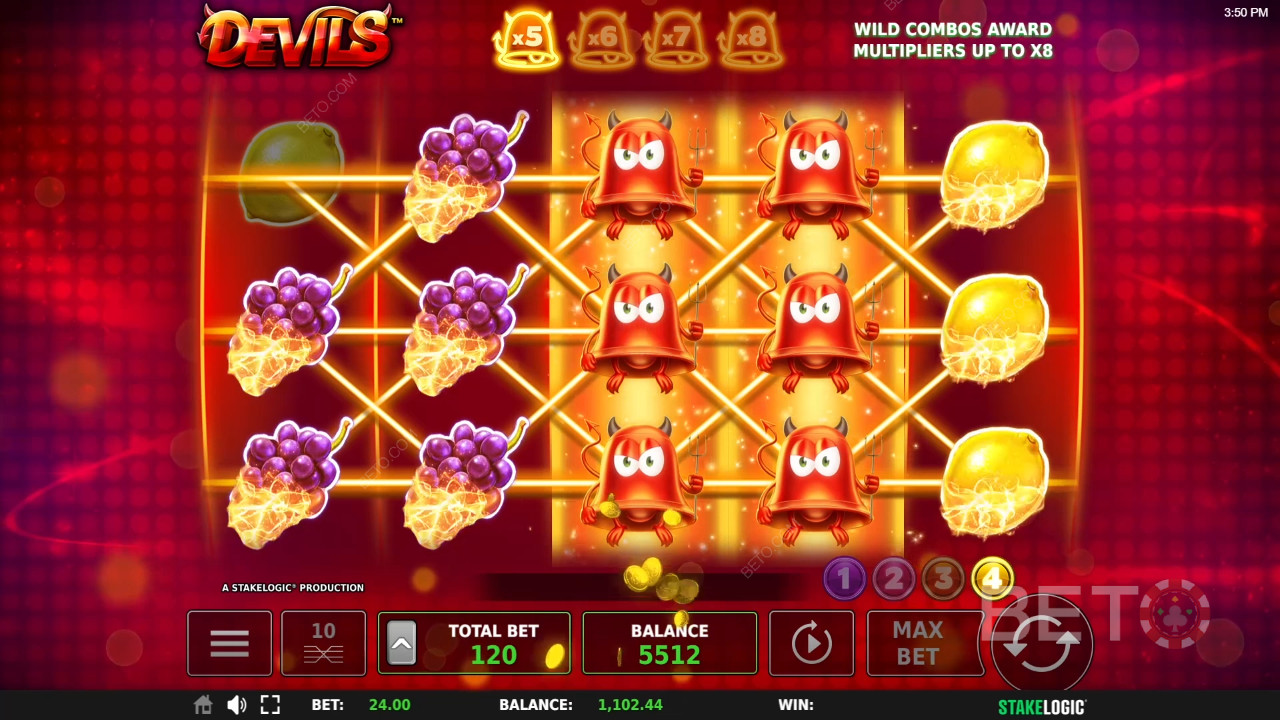 Devils Überprüfung durch BETO Slots
