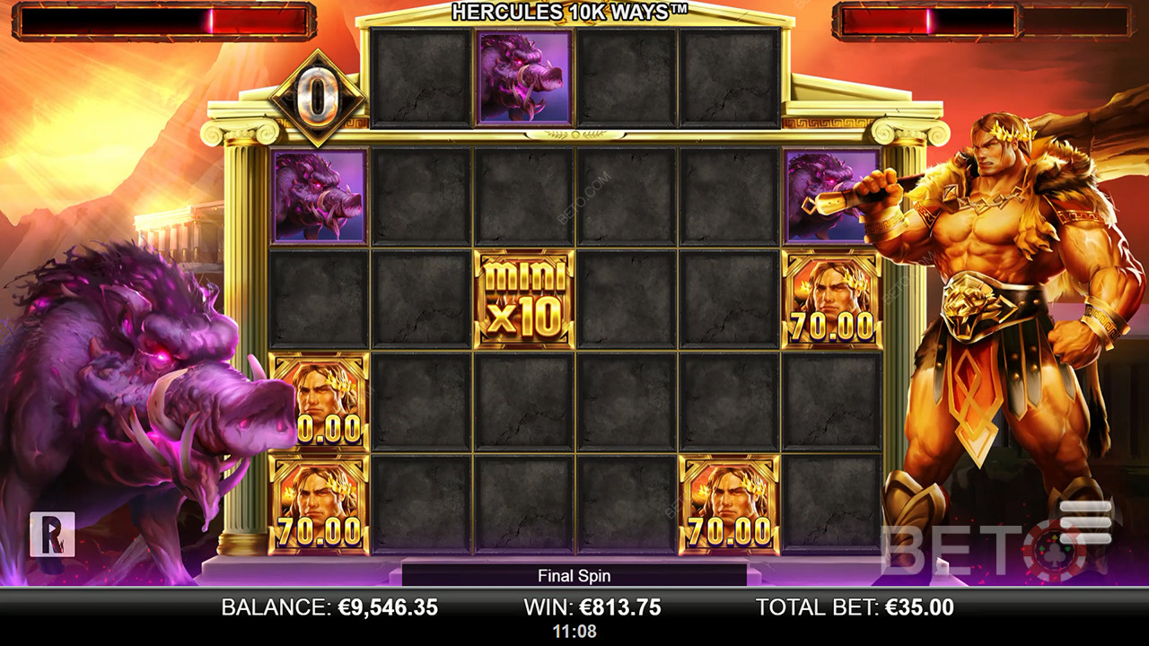 Hercules 10K WAYS Überprüfung durch BETO Slots