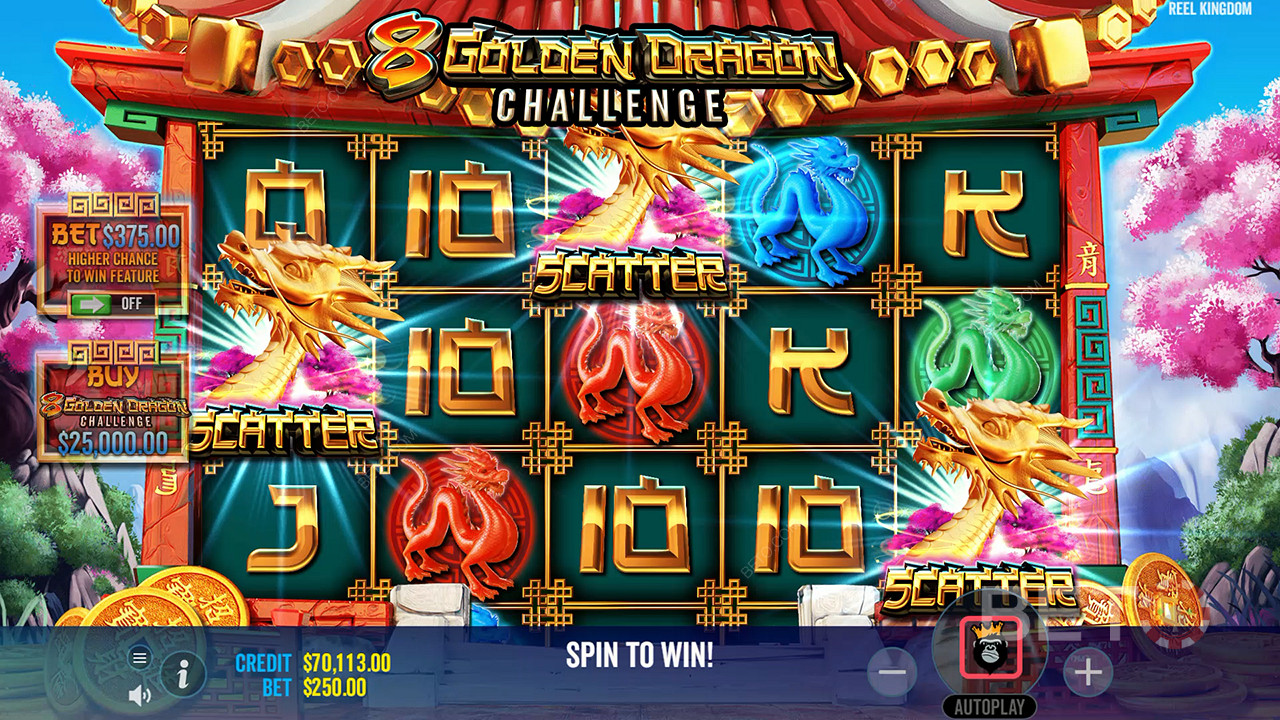 8 Golden Dragon Challenge Überprüfung durch BETO Slots