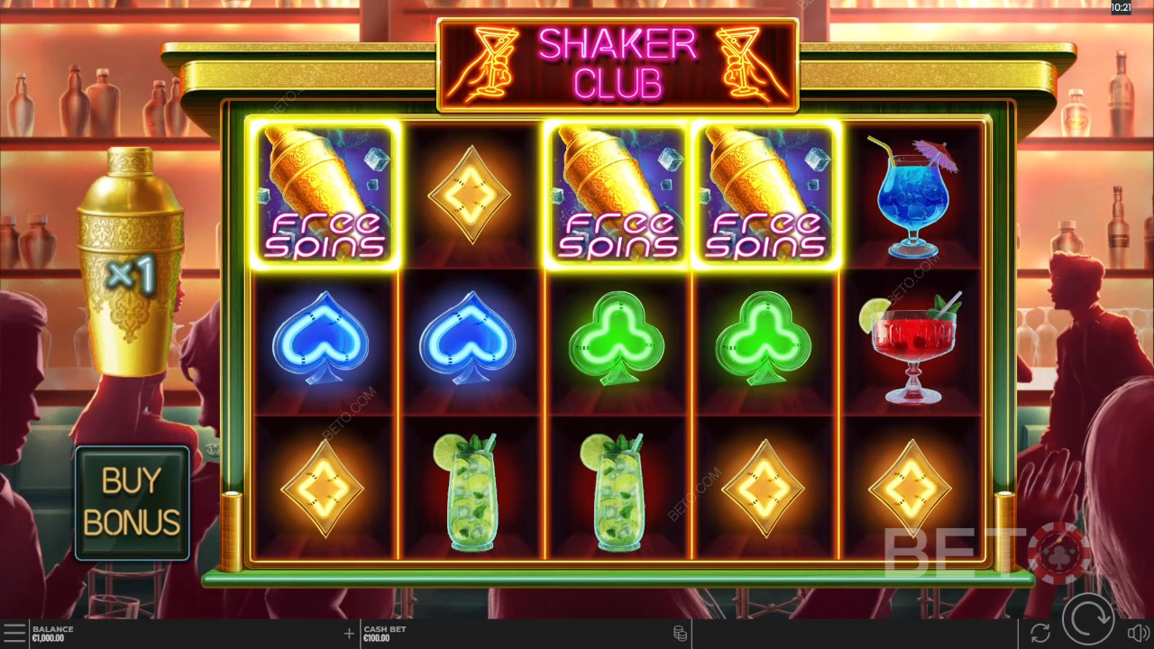 Shaker Club Überprüfung durch BETO Slots