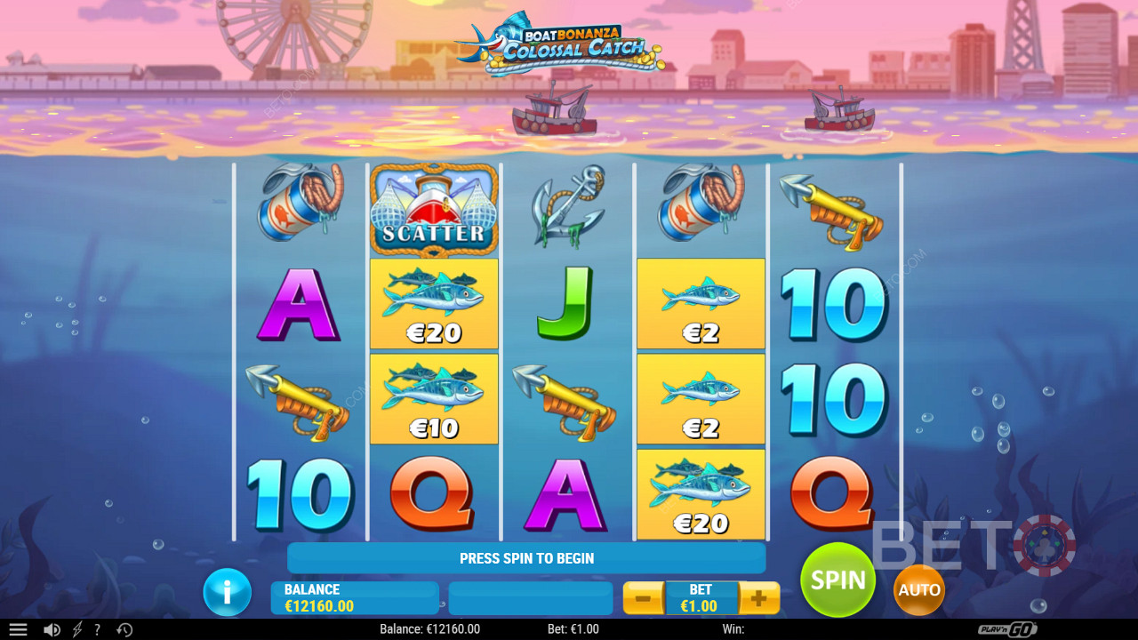 Boat Bonanza Colossal Catch  Kostenlos Spielen