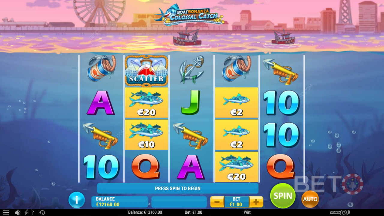 Boot Bonanza Colossal Catch Überprüfung durch BETO Slots