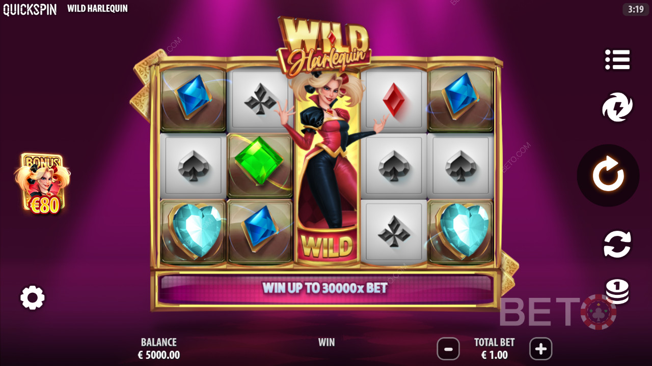 Wild Harlequin Überprüfung durch BETO Slots