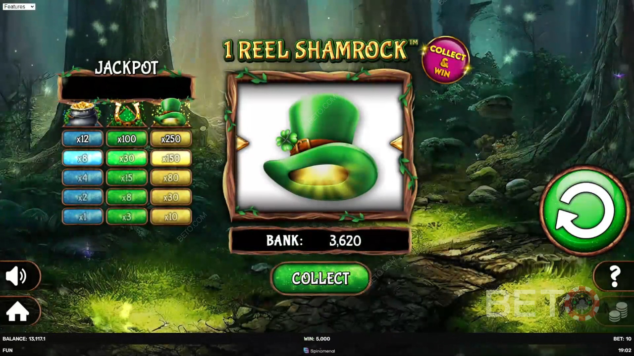 1 Reel Shamrock Überprüfung durch BETO Slots