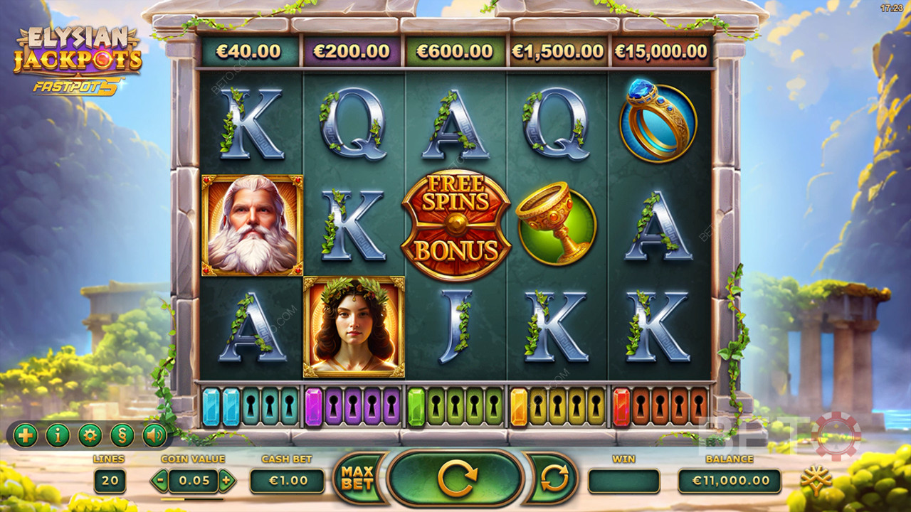 Elysian Jackpots Überprüfung durch BETO Slots