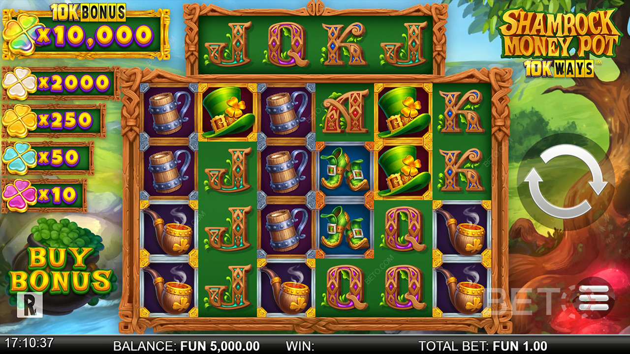 Shamrock Money Pot 10K Ways Überprüfung durch BETO Slots