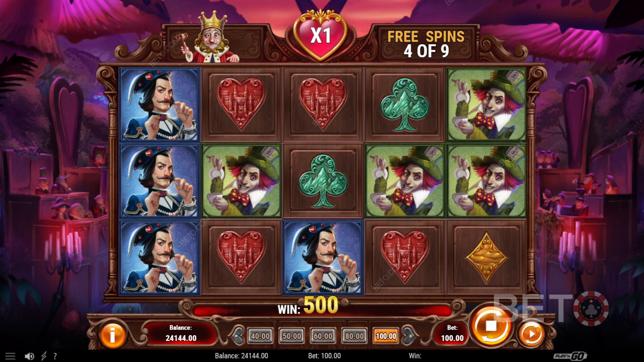 Court of Hearts Überprüfung durch BETO Slots